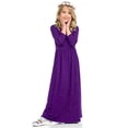 thumbnail image 3 of Robe Longue Décontractée à Fleurs pour Filles à Manches Longues avec Poches, Robes de Vacances, Robe Longue à Manches Longues pour Filles Longueur au Sol, 3 of 5