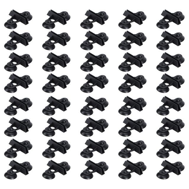 Suction Cup Strong Adsorption Force PVC Aquarium Separation Clip, Fish For Aquarium White,Black