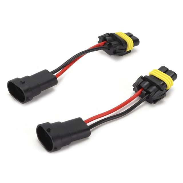 Foglight Wiring Adapters, Plug And Play Universal Front Light Wiring Connector 12V-24V For Car