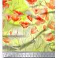 thumbnail image 3 of oneOone Cotton Poplin Fabric Leaves & Flower Panel Fabric Prints By Yard 42 Inch Wide, 3 of 3