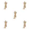 thumbnail image 3 of relayinert Belle Robe en Dentelle Florale Applique Patch pour Robes de Mariage Uniques Robe de Mariage Unique Dentelle Applique Or 5Set, 3 of 6
