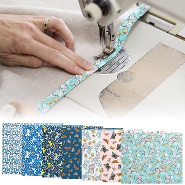 Wekvgz Fat Quarters Quilting Cotton Non Fade Fabric Squares Practical Fabric Bundles Exquisite Cotton Quilting Fabric Bundles with Pretty Patterns Square Patchwork Fabric for Craft Making