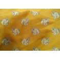 thumbnail image 4 of oneOone Cotton Silk Fabric Rabbit Block Printed Craft Fabric BTY 42 Inch Wide, 4 of 4