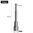 thumbnail image 1 of Douille de Forage Hexagonale 100mm Long 6mm-19mm, 1 of 10