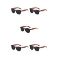 thumbnail image 2 of Decodeary Protection Wooden Fashion Colorful Lens Options Lightweight Frame black 5Set, 2 of 6