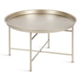 thumbnail image 1 of Kate and Laurel Table Basse Moderne Mahdavi au Design Unique et Sophistiqué, Argent, 1 of 8