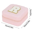 thumbnail image 3 of TopLLC 26 Letters Earring Jewelry Display Storage Box Case Organizer Flannel Tray Holder Gift, 3 of 3