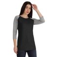 thumbnail image 2 of Inkmeso Womens Color Block Raglan Quarter Sleeve TShirt Baseball Tee Casual Sports Jersey Top, 2 of 8