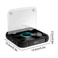 thumbnail image 3 of Uscallm Portable CD Player Bluetooth 5. Wireless Music Player for Home Car Travel, Prenatal Education English Learning Audio Repeater, Rechargeable Personal Compact Disc Player, 3 of 7