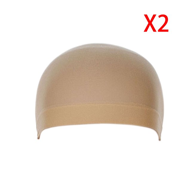 Braveheart 2Pcs UniElastic Hair Liner Snood Stretch Mesh Wig Cap