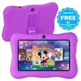 thumbnail image 1 of Contixo 7" Kids Tablet, 50 Disney eBooks ,32GB, Educational Android Tablet for kids 3-7, Parental Controls, Dual Camera, WiFi - Purple, 1 of 5