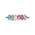 thumbnail image 2 of CHUANK Bling Jewelry Mixed Set Blue Green Pink Multicolor Murano Glass Swirl Charm Bead, 2 of 4