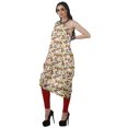 thumbnail image 4 of Moomaya Robe Kurti à une Épaule Imprimée pour Femme, Sans Manches, à Col Bénitier, Style Bohème, Tenue de Soirée de Designer, 4 of 7