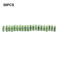 thumbnail image 2 of 50 Pieces Rhinestone Rondelle Handmade Spacer Beads Findings Crafts Jewelry Crystal Multi-colors Loose Bead Earring Necklace Accessories Green, 2 of 7