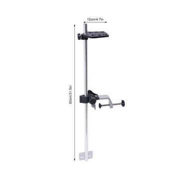 Détecteur de Poissons Universel Portable, Support de Transducteur + Support de Détecteur de Poissons, Bateau Réglable à Rotation 360°
