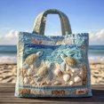 thumbnail image 2 of A Canvas Tote Bag, Women'S Shoulder Bag With Large Capacity, Double Stitching, Wide Comfortable Handle For Daily Use And Commuting, 2 of 7
