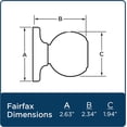 thumbnail image 4 of Fairfax Satin Nickel Front Door Knob with Deadbolt  Reversible Exterior/Interior Entry Door Knob with Key and Deadbolt Lock  Front Door Knobs with Lock/Front Door Lock  Traditional Home D, 4 of 5