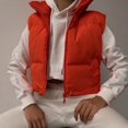 thumbnail image 3 of ORUYROP Veste Courte à Col Montant avec Fermeture Éclair pour Femmes, 3 of 6