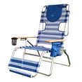 thumbnail image 2 of Ostrich 3-N-1 Altitude Outdoor Reclining Patio Beach Lounge Chair, Blue (4 Pack), 2 of 6