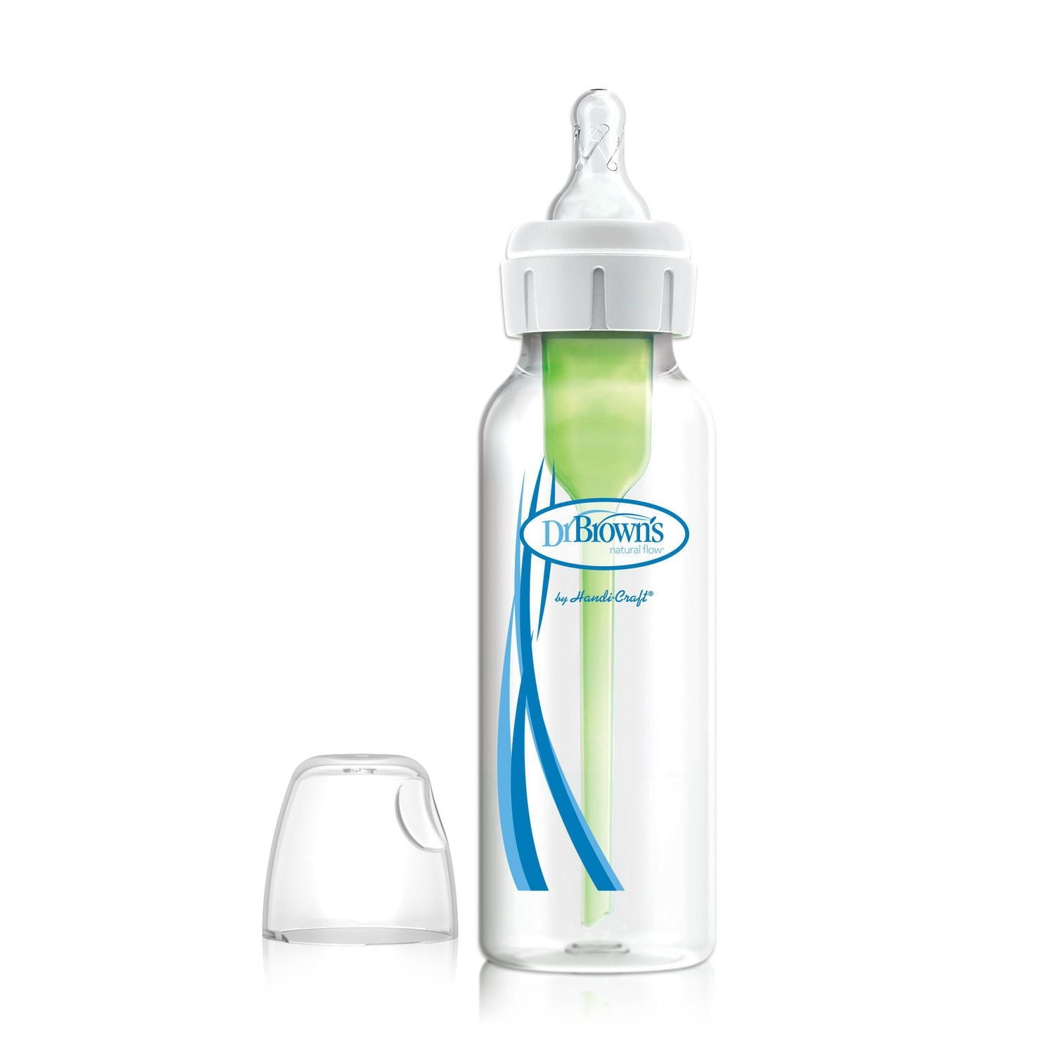 Dr. Brown's Natural Flow Anti-Colic Options+ Narrow Baby Bottle, /, with Level 1 Slow Flow Nipple, 0m+