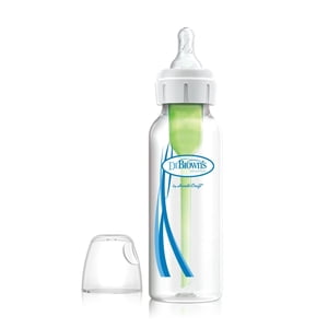 Dr. Brown's Natural Flow Anti-Colic Options+ Narrow Baby Bottle, /, with Level 1 Slow Flow Nipple, 0m+