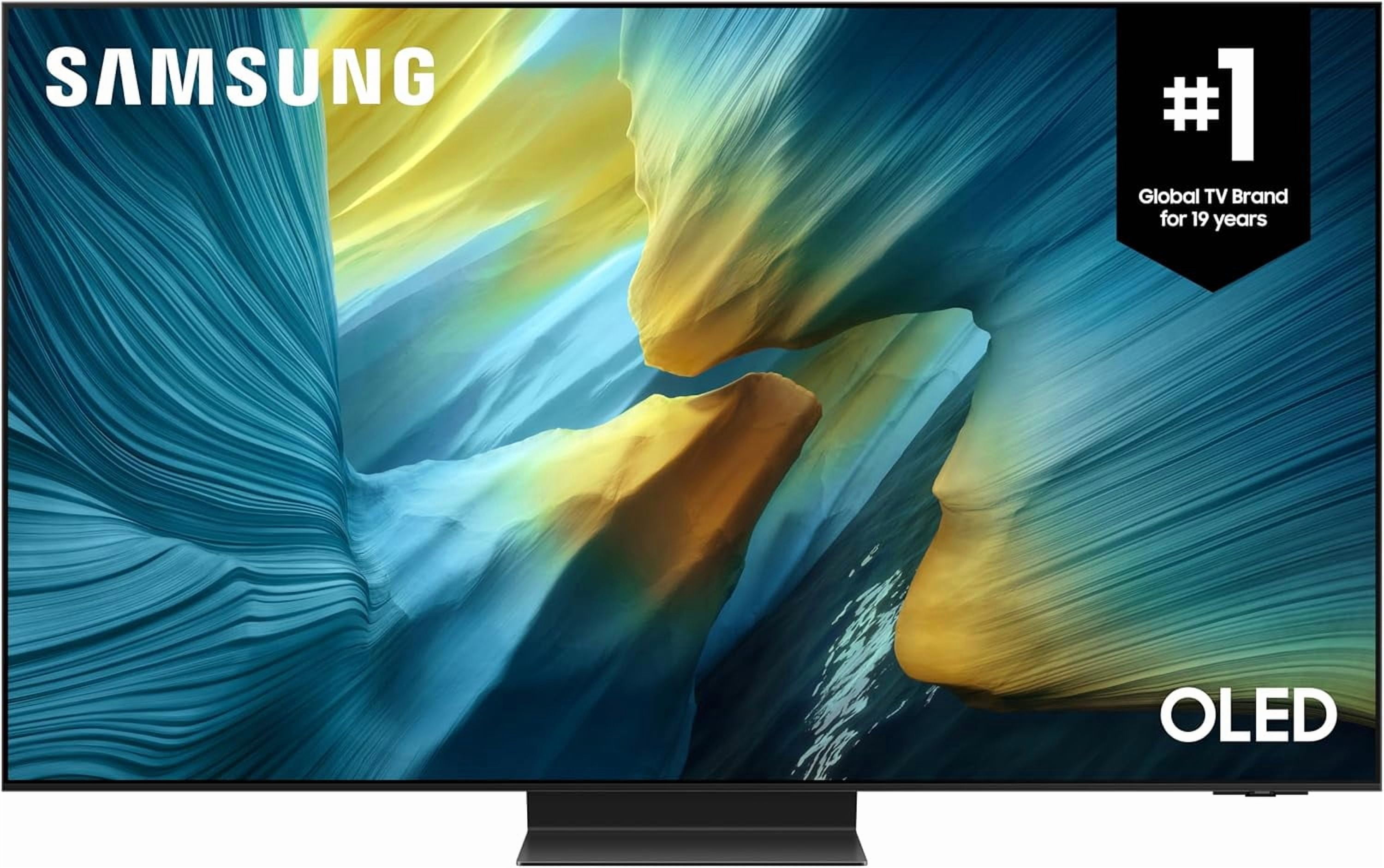 SAMSUNG 77” Inch OLED S95F 4K Smart TV | Glare Free Panel, AI Gen 3 Processor, HDR Pro, 165Hz | Infinity One Design, Q-Symphony, Game Hub – (2025 Model - QN77S95F) – Open Box