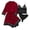 Brick Red, variant on GDREDA Plus Size Pajama Set Women Silk Pajamas For Women Set 4 Piece Satin Sleepwear Classic Button Down Short Sleeve Pj Set Cute Loungewear Women Pajama Sets pyjamas Pink,S