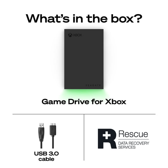 Seagate Game Drive for Xbox 2TB External USB 3.2 Gen 1 Hard Drive - Grey