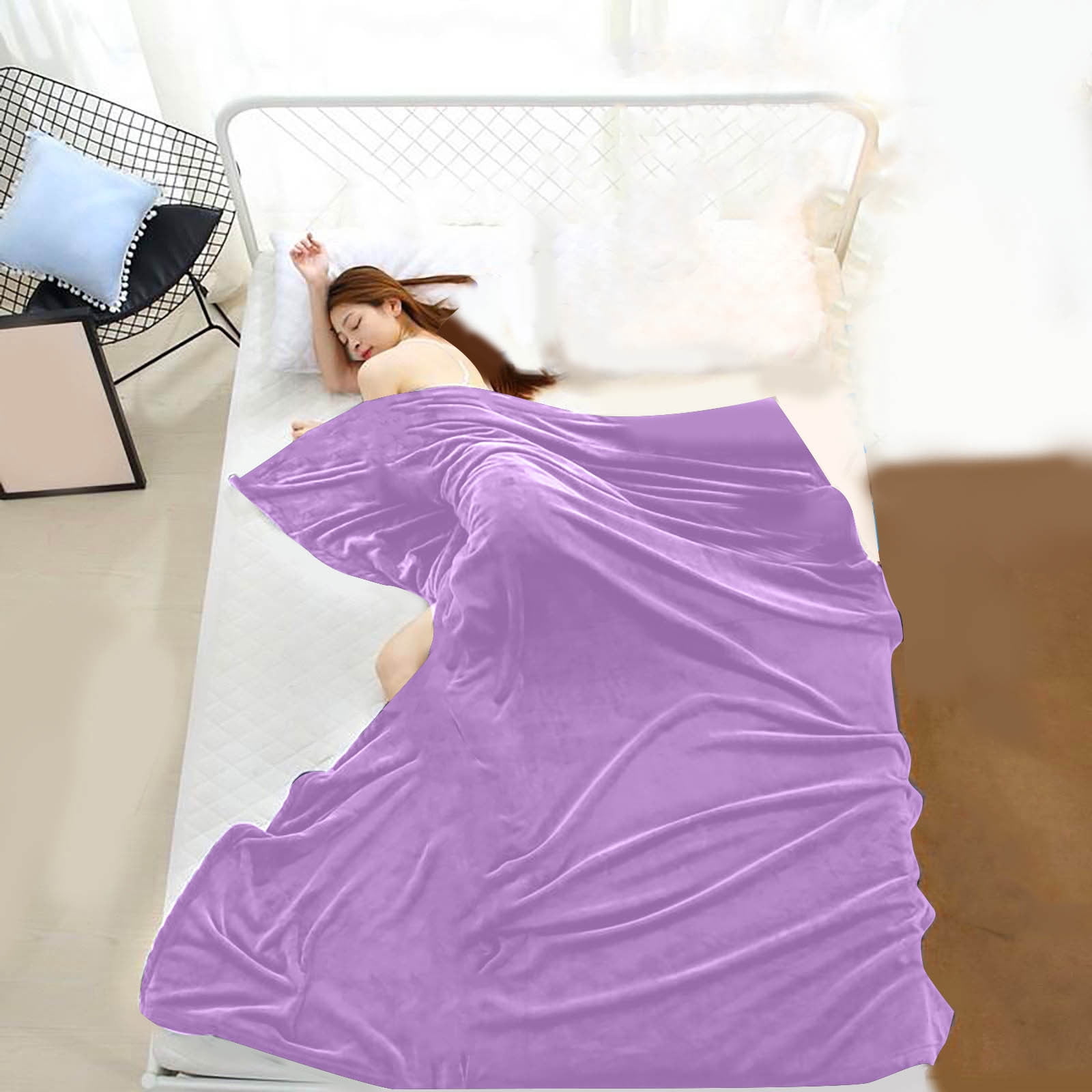 Openpig Clearance Soft Microfiber Flannel Blankets for Couch Bed Sofa Warm for All Seasons
