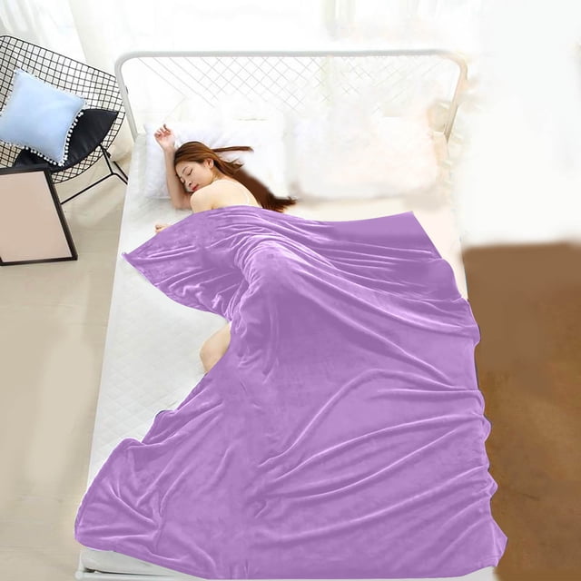 Openpig Clearance Soft Microfiber Flannel Blankets for Couch Bed Sofa Warm for All Seasons
