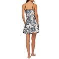 thumbnail image 3 of INSPIRE CHIC Nuisette de Détente en Satin à Dentelle pour Femme, Col en V, Robe de Pyjama, Camisole, Chemises de Nuit, m Noir-Blanc, 3 of 6