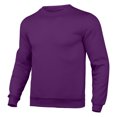 thumbnail image 1 of Ediodpoh Chandail à Col Rond pour Homme, Coupe Ajustée, Automne, Décontracté, Uni, Haut, Couleur, Col Rond, Long, Veste, Automne, Poche, Manches Longues, Blouse pour Homme, Chandail à Col Rond, Violet, TG, 1 of 3