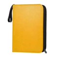 thumbnail image 3 of Durable 400 Card Pocket Binder Organizer Holder Zipper Container Sleeves Storage Yellow, 3 of 8