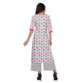 thumbnail image 4 of Moomaya Ensemble Décontracté en Viscose Style Santoon pour Femmes, Ensemble Palazzo 2 Pcs, Robe, Tenue Ethnique, 4 of 5