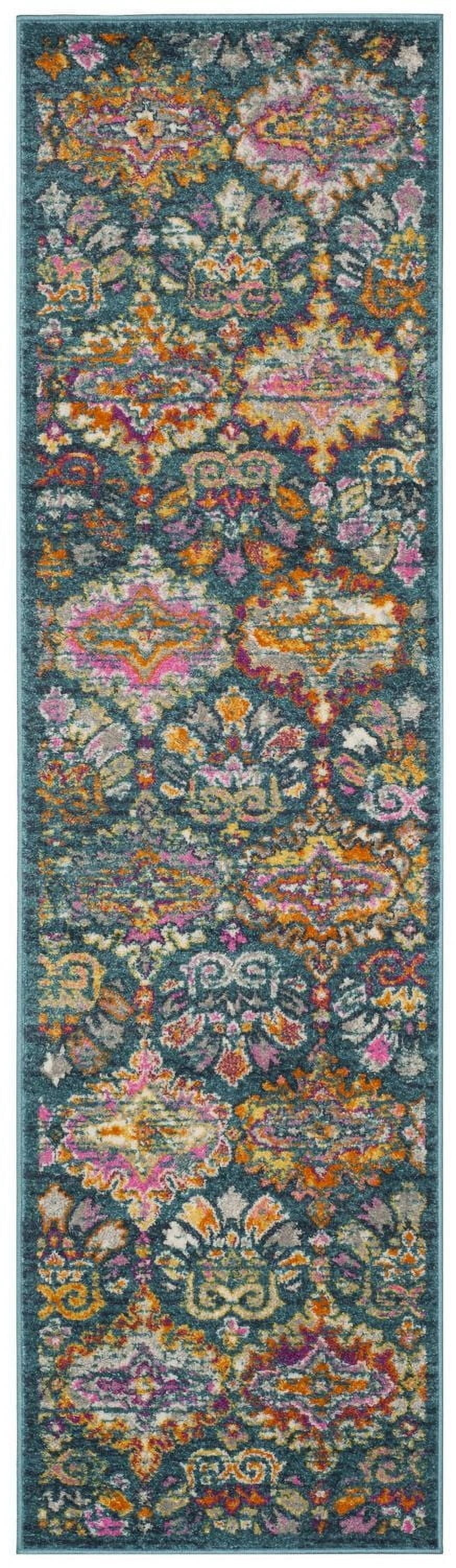 SAFAVIEH Madison Britton Geometric Floral Area Rug