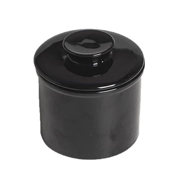 Ceramic Butter Keeper with Airtight Lid Household Countertop Storage Container for Spreadable Butter, BPA-Free Stoneware Crock Keeps Dairy Fresh at Room Temperature