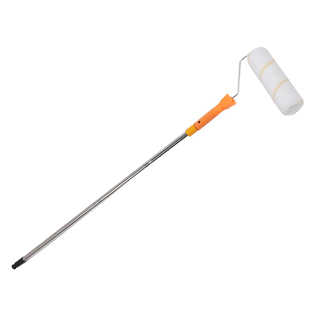 Long Paint Roller Set, Paint Roller Extension Pole Kit Flexible Stainless Steel Efficient for Home