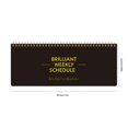 thumbnail image 2 of Desk Supplies 2025 Border New English Long Weekly Plan Simple Coil Note Time Management Ledger Arts and Crafts Clearance, 2 of 3