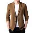 thumbnail image 1 of Kcodviy Spring Summer Men's Lightweight Mens Suit Set Summer Suit Jacket Casual Men S Suits Set Stretch Slim Fit Button Mens Pin Striped Suit Sport Coats, 1 of 4