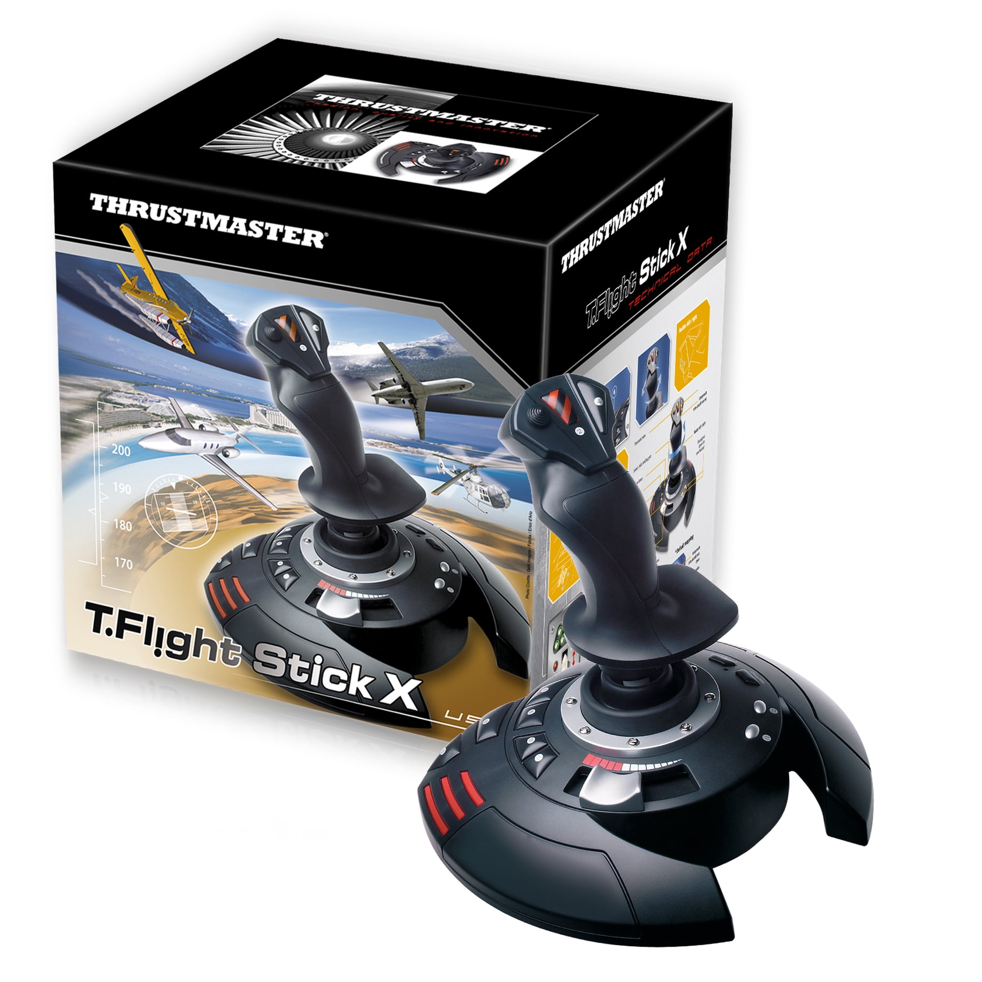 Thrustmaster T-Flight Stick X Controller for Flight Games on