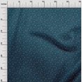 thumbnail image 3 of oneOone Rayon Teal Blue Fabric Random Sewing Material Print Fabric By The Yard 56 Inch Wide, 3 of 5