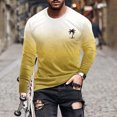 thumbnail image 1 of RXIRUCGD T-Shirt à Col Rond pour Hommes, Décontracté, Mode, Imprimé, Manches Courtes, Chandail, Orange, Taille : M, 1 of 5