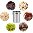 thumbnail image 4 of HURRISE Coffee Stainless Steel Container,Kitchen Sotrage Large Airtight Canister for Coffee,Silver, 4 of 7