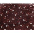 thumbnail image 4 of oneOone Georgette Viscose Maroon Fabric Florals Craft Projects Decor Fabric Printed By The Yard 42 Inch Wide, 4 of 4