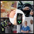 thumbnail image 2 of Testeur d'Alcool Haute Précision Portable Numérique à Affichage LED Alcootest USB Rechargeable Testeur d'Alcool Analyseur de Respiration Dispositif de Détection d'Alcool, 2 of 7
