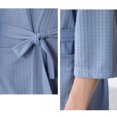 thumbnail image 3 of thinsony Femmes Absorption de l'Eau Robe de Bain Solide Gaufres Spa Robe de Soirée Robe de Soirée, 3 of 5