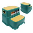 thumbnail image 1 of Two Step Children's Stool,Skidproof Bottom Smoother Edges Nursery Toddler Step Stool For Kids, 1 of 8