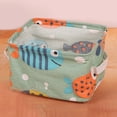 thumbnail image 2 of Yhmxh Closet Organizers and Storage Cotton And Linen Fabric Storage Box Storage Basket Portable Storage Basket Desktop Sundries Cosmetic Storage Box Storage Basket, 2 of 2