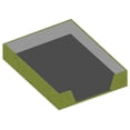 thumbnail image 1 of Pierre Belvedere green paper tray, 1 of 1