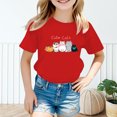 thumbnail image 2 of MEZZALL T-Shirts Graphiques Mignons pour Filles Enfants, Col Rond, Manches Courtes, T-Shirt d'Été Décontracté, Tee, Adorable Bébé Tout-Petit Tenue Quotidienne, 2 of 5